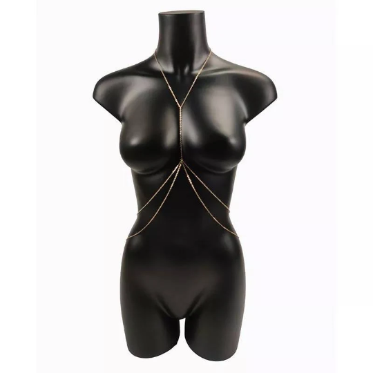 Bijou de corps sexy femme chaîne de taille et poitrine
