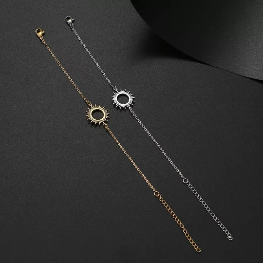Bracelet soleil femme or argent - Bijoux soleil femme - Shinyboheme