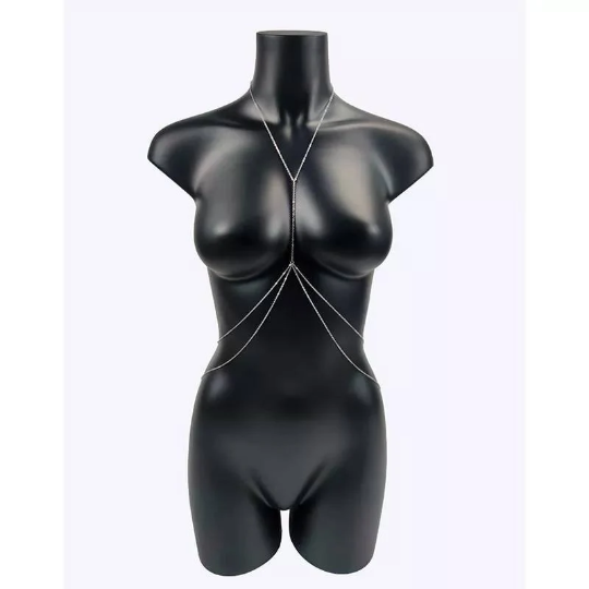Bijoux pour le corps - Shinyboheme - Chaîne en ecier pour le corps - Bijoux seins poitrine
