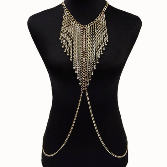 Parure de poitrine sexy - Shinyboheme - Bijoux de corps sexy - Bijoux de seins femme - Bijoux sexy pour femme - Bijuox de seins sexy femme - Parure de poitrine sexy - Bijoux de poitrine sexy - Tenue de soirée libertine - Bijoux sexy libertin - Shiny Bohème