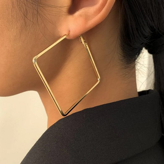 Shinyboheme boucles minimalistes femme or