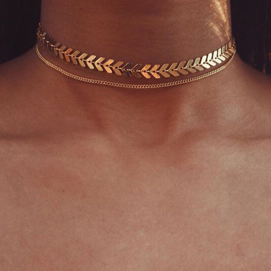 Collier ras de cou - Shinyboheme - Collier ras du coup plaqué or - Collier plaqué or femme - Collier sérré cou - Shiny bohème - Collier bohème chic - Collier bohème - Collier boho chic - Bijoux boho chic femme