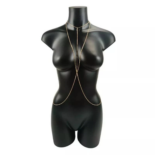 Shinybohème - Shinyboheme -Bijoux de corps sexy femme - Chaîne de coprs poitrine sexy - Chaîne sexy femme - Bijoux sexy de corps seins femme