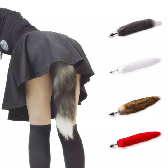 Shinyboheme - Sextoy plug anal queue de renard - Pet play plug anal renard - Sextoy hentai - Queue de renard plug anal