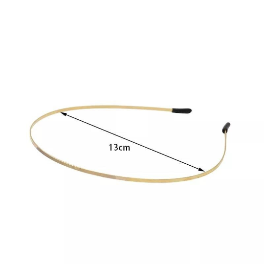 Serre-tête diadème simple couelur or - Shinyboheme - Bijoux pour coiffure - Accessoire coiffure de mariée - Coiffure de mariage - Diadème pour mariée et demoiselles d'honneur - Bijoux de cheveux femme - Accessoire pour mariée bohème - Bijoux bohème chic pour mariée - Shiny Bohème