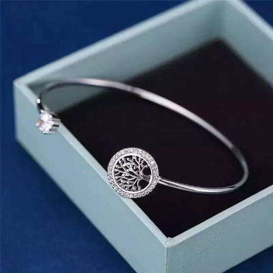 Bijoux arbre de vie - Shinyboheme - Bijoux argent arbre de vie - Bijoux bohème chic - Bijoux maya - Bracelet arbre de vie argent