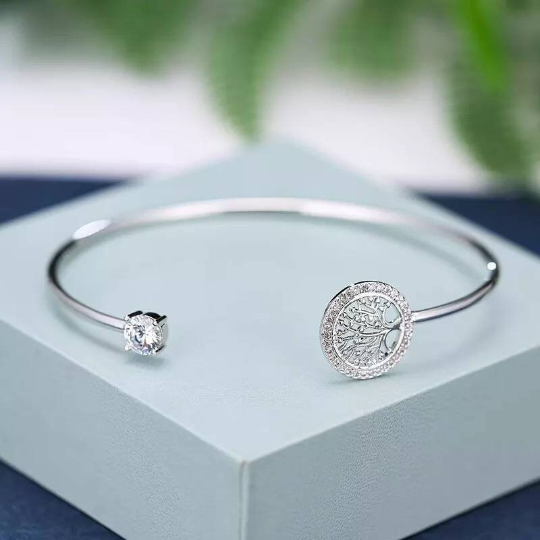 Bijoux arbre de vie argent - Shinyboheme - Bracelet arbre de vie en argent