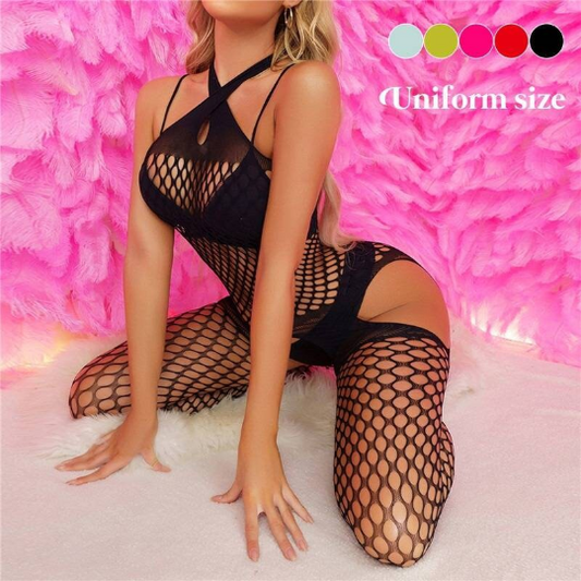 Body résille noir sexy
