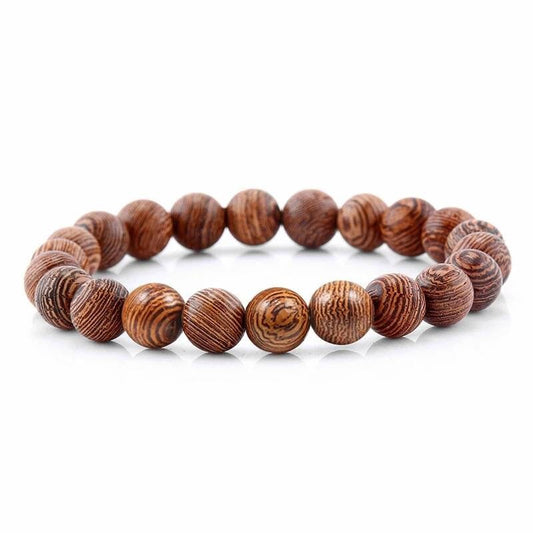 Bracelet en bois bois de sental Shinyboheme perles de bois 8mm bracelet homme bracelet femme en bois naturel bracelet de lithothérapie